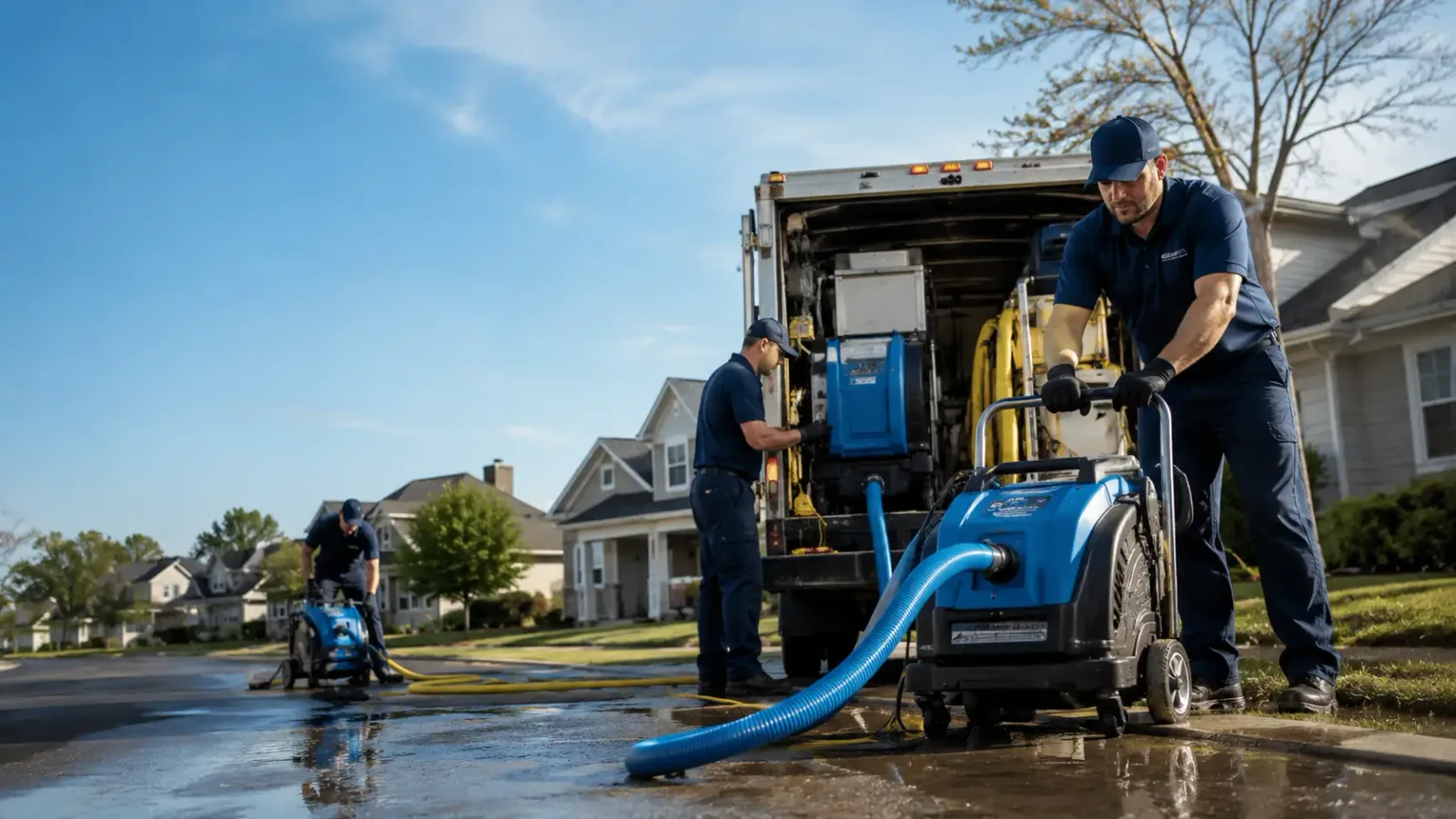 Flood Damage Cleanup in Danciger, TX